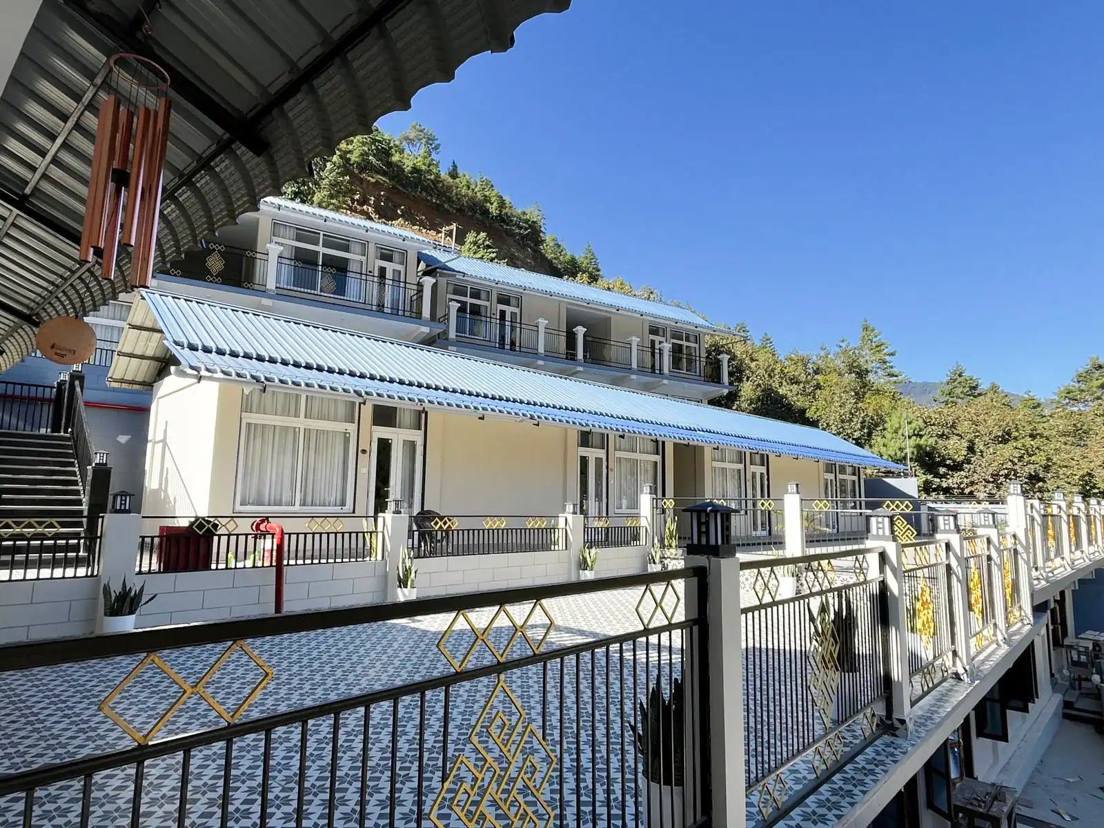 Modern Architecture of Merakpa Resort Dirang - Best Hotel in Dirang